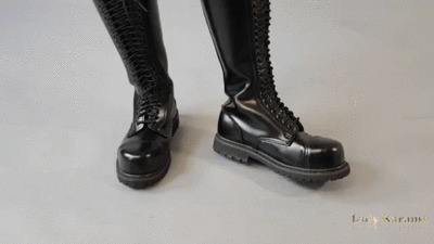 Ballbusting By An Arrogant Feminist Woman – Hard Kicks In Your Ballsack With Boots